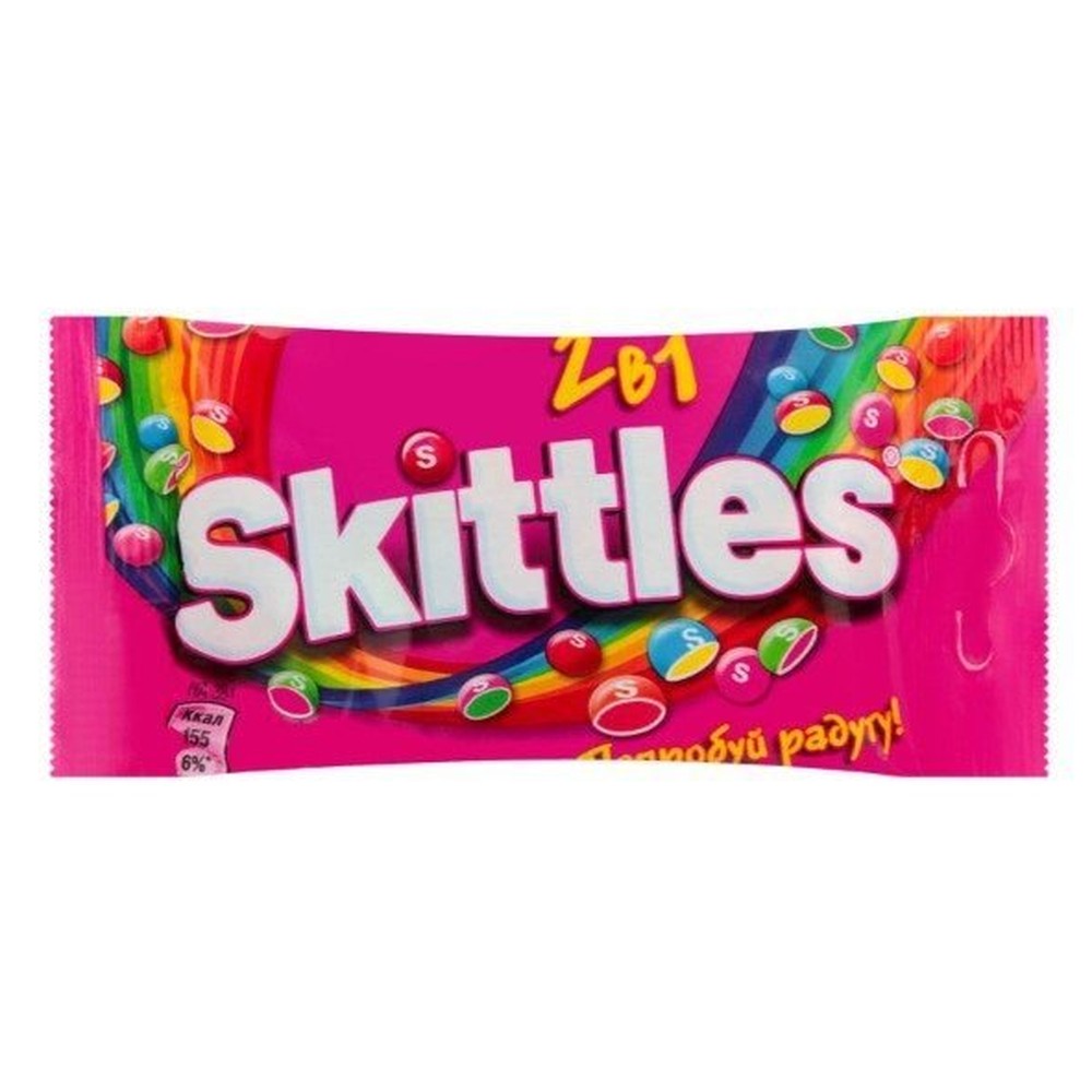 Skittles "2в1" драже, 38г