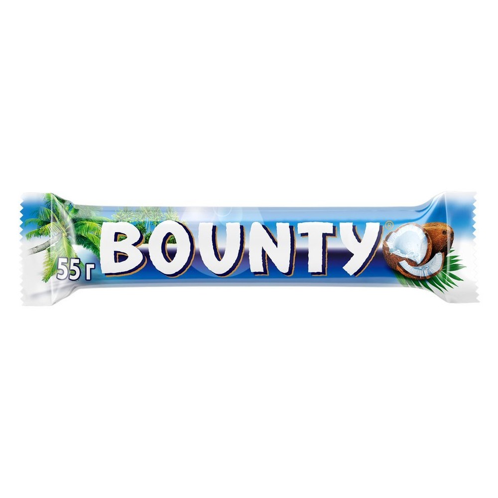 Bounty® шоколадный батончик 55гр