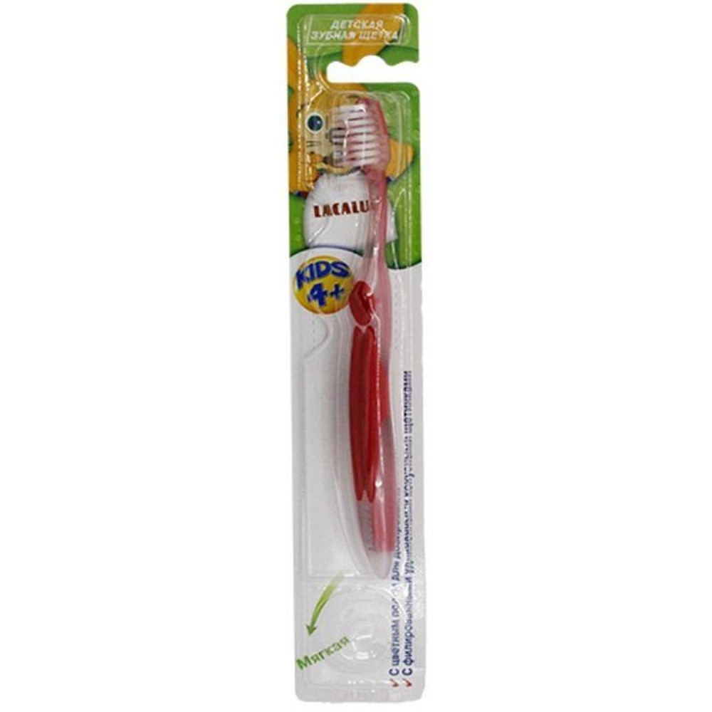 Зубная щетка детская  Lacalut KIDS 4+, мягкая