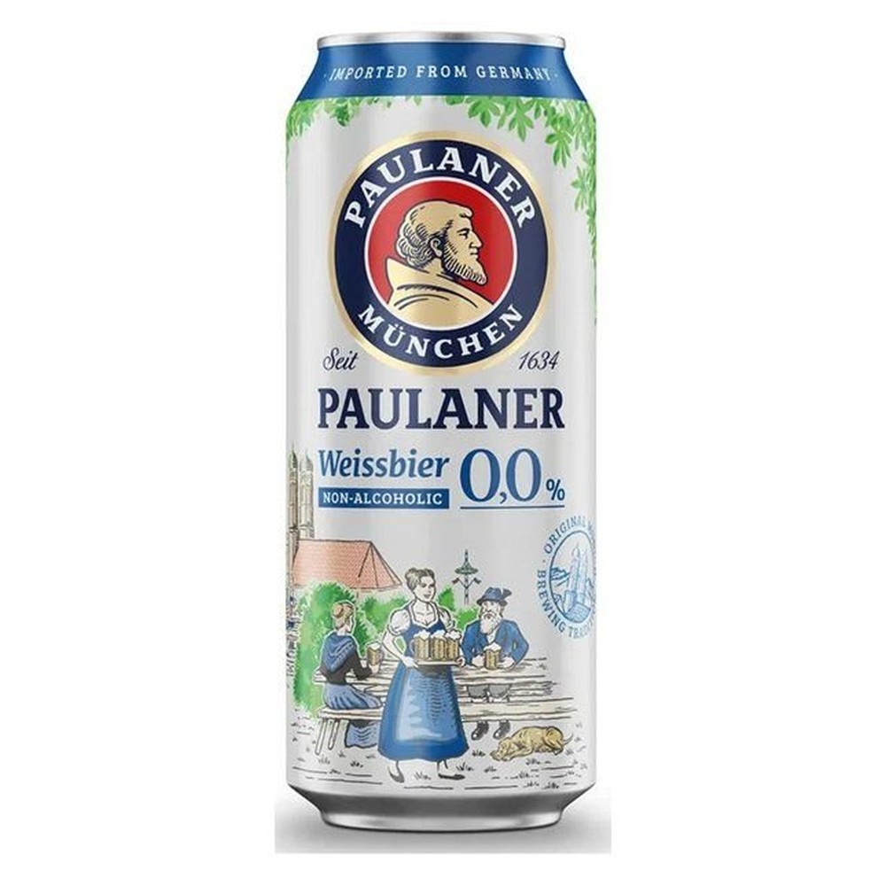 ПИВО PAULANER WEISSBIER 0% 0,5Л Ж/Б