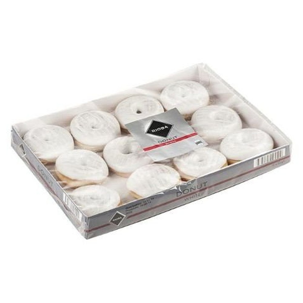 52Г*12ШТ ПОНЧИК С БЕЛ ГЛАЗУРЬ