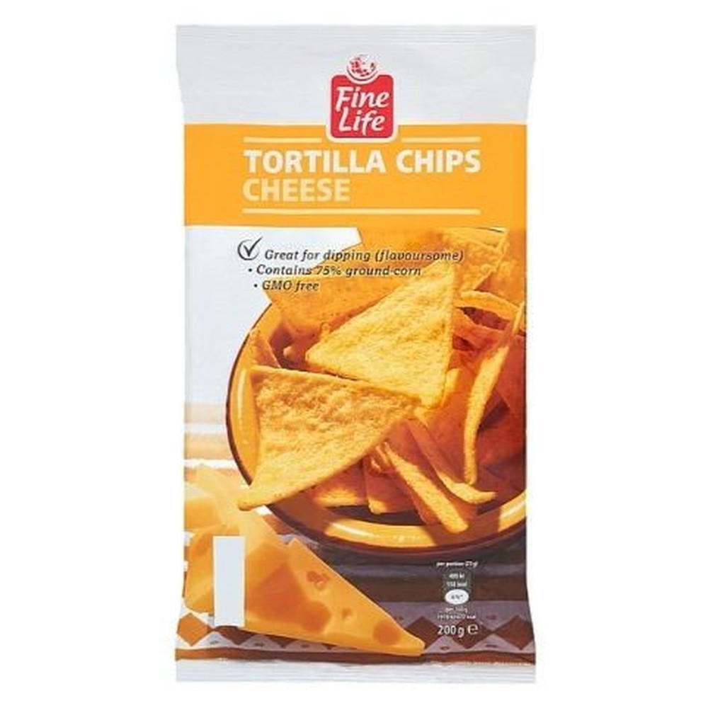 200Г КУКУРУЗНЫЕ ЧИПСЫ СЫРН FL