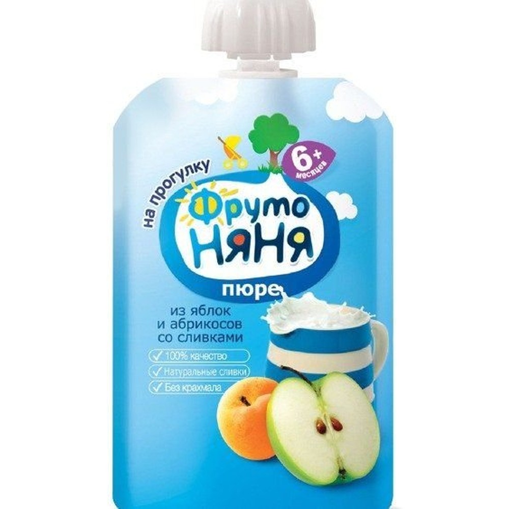 90Г ПЮРЕ ЯБЛОК/АБРИКОСОВ ФН