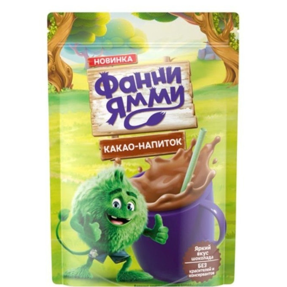 КАКАО НАПИТОК БЫСТРОРАСТВОРИМЫЙ ФАНИ МАНИ 180 ГР