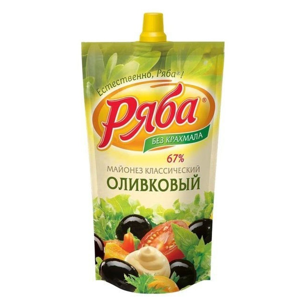 Майонез "Ряба" Оливковый,  67%  410 гр