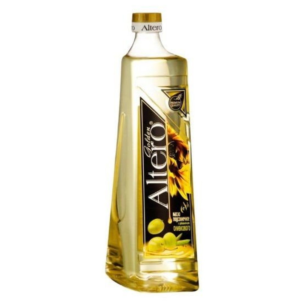 Масло подсолнечное с добавлением оливкового ALTERO GOLDEN, 0,81л