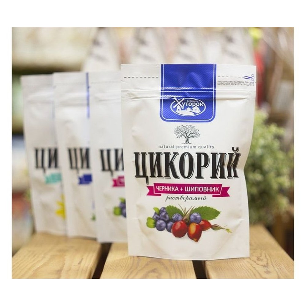 Цикорий Бабушкин хуторок растворимый черника шиповник 100 г