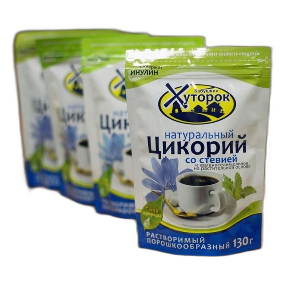 Цикорий Бабушкин хуторок растворимый стевия 130 г