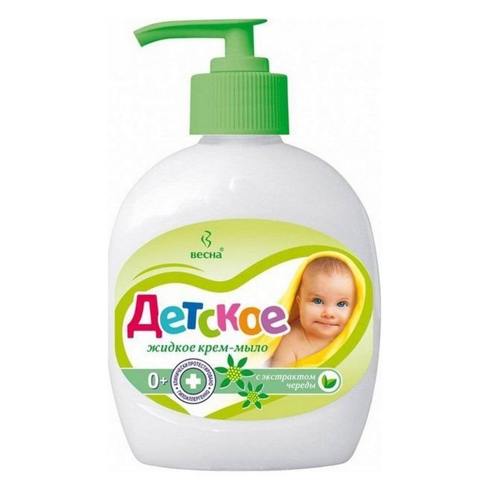 Крем-мыло жидкое Весна Детское с экстрактом череды 280 г