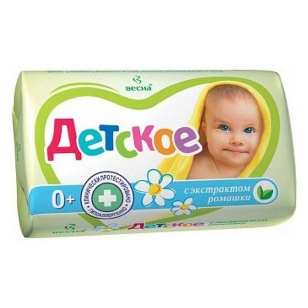 Мыло ВЕСНА Детское с экстрактом ромашки  90г