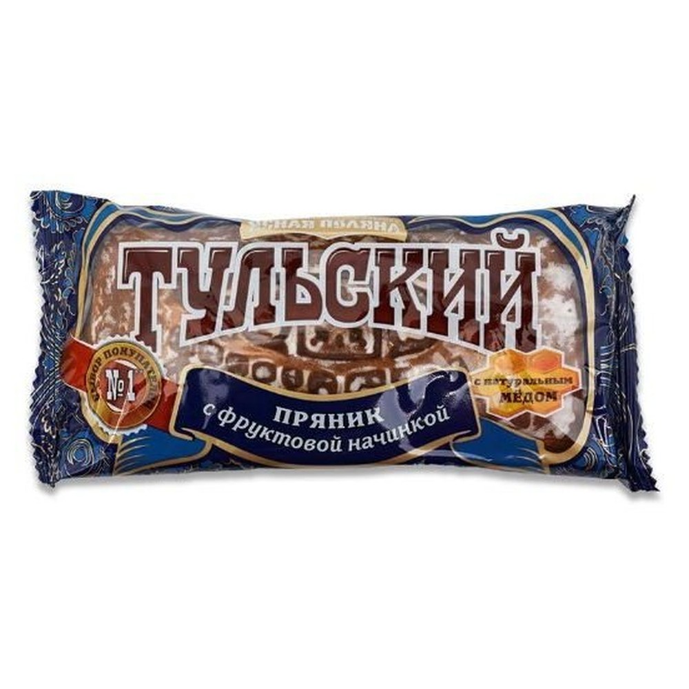 Пряник ТУЛЬСКИЙ с фруктовой начинкой, 140 г