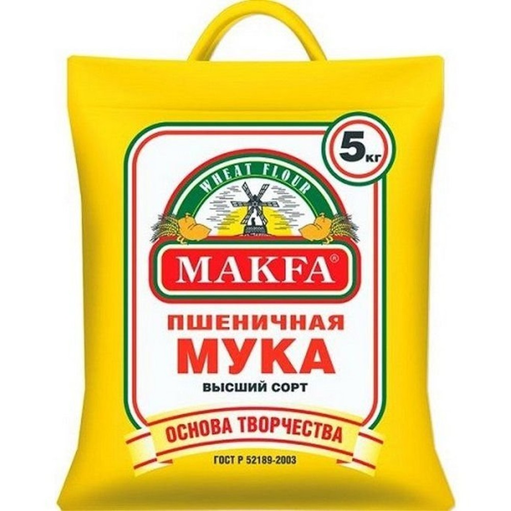 МУКА MAKFA В/С 5КГ МЕШ