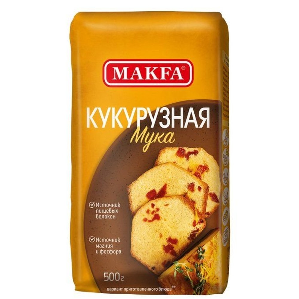 МУКА КУКУРУЗНАЯ MAKFA 500ГР