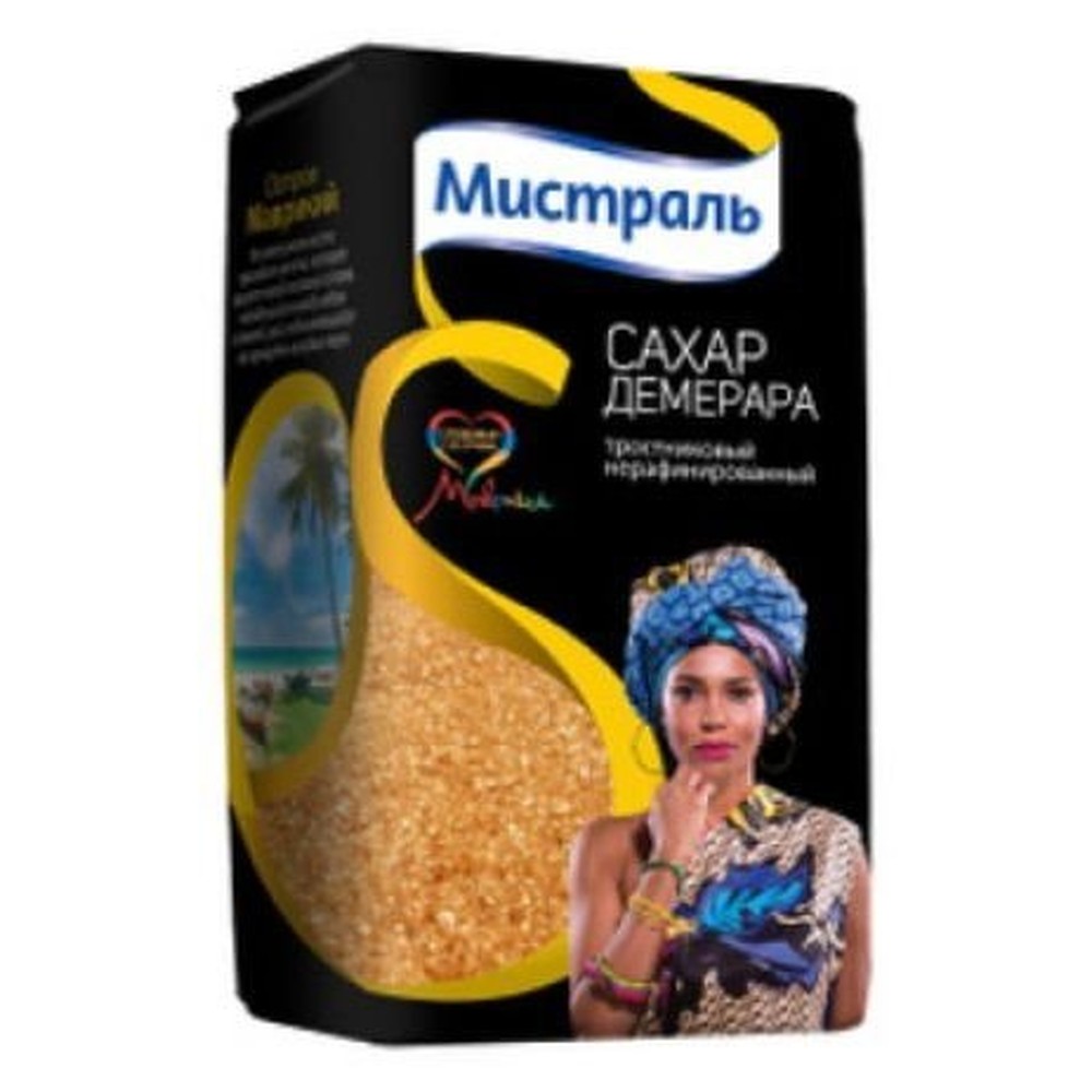 МИСТРАЛЬ|Сахар  тростниковый нерафинированный Универсальный, 900 г