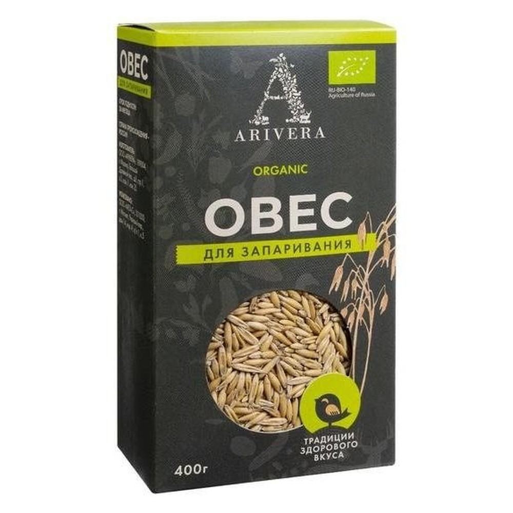 ОВЕС ARIVERA ORGANIC Д/ЗАПАРИВАНИЯ 400Г КАРТ/КОР