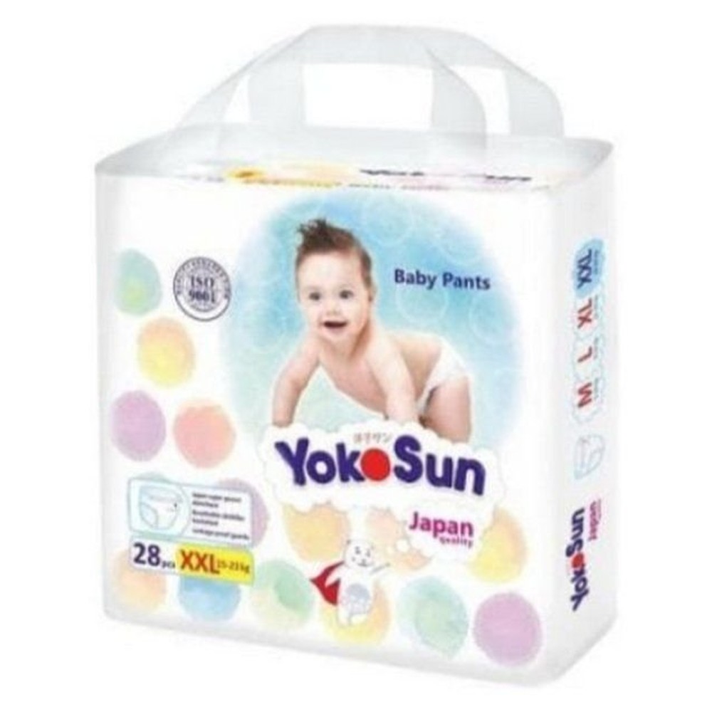 Подгузники-трусики YokoSun XXL (15-23 кг) 28 шт