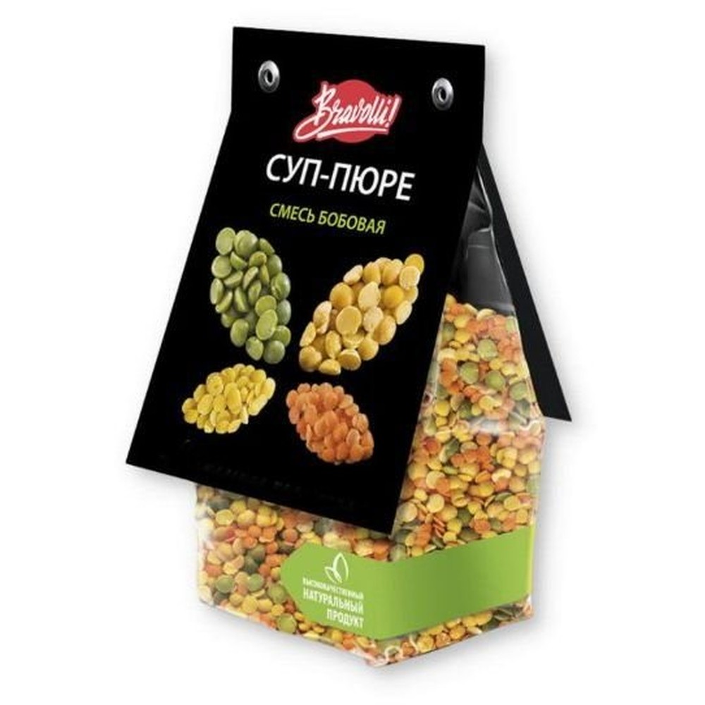Bravolli Смесь бобовая Суп-пюре 350 г./12/