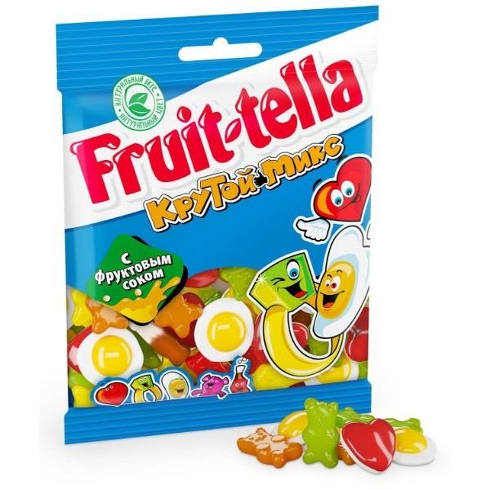Жевательный мармелад FRUITTELLA Крутой микс 70Г