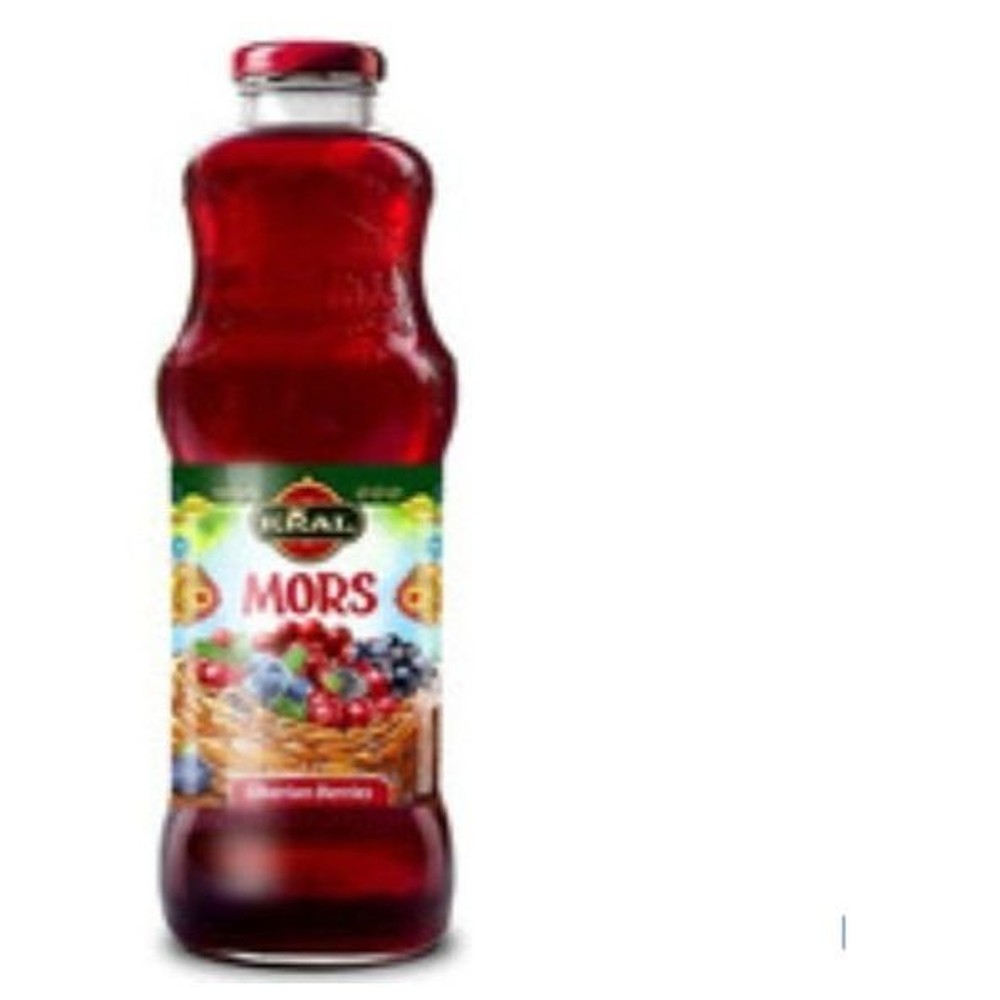 МОРС KRAL ЯГОДНЫЙ СБОР ЧЁРНАЯ СМОРОДИНА/ЕЖЕВИКА/КЛЮКВА/ЧЕРНИКИ 1Л