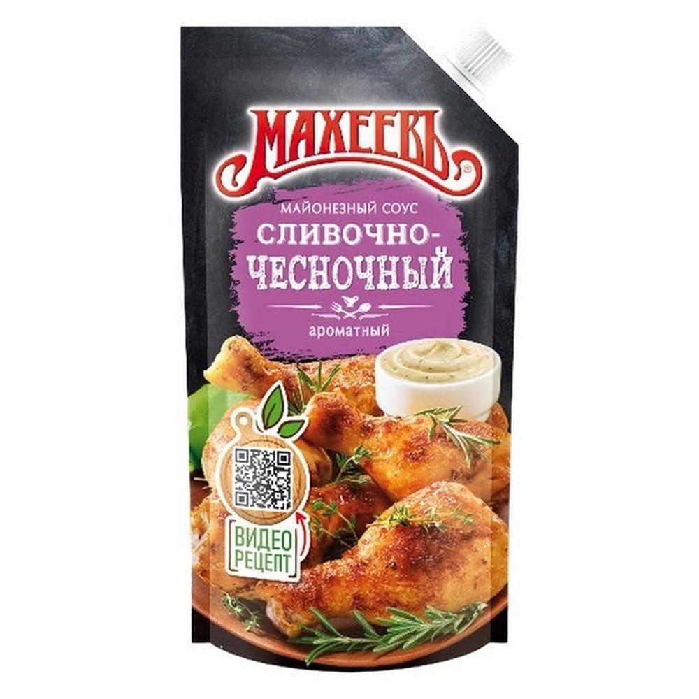 190Г СОУС СЛИВ-ЧЕСН МАХЕЕВЬ