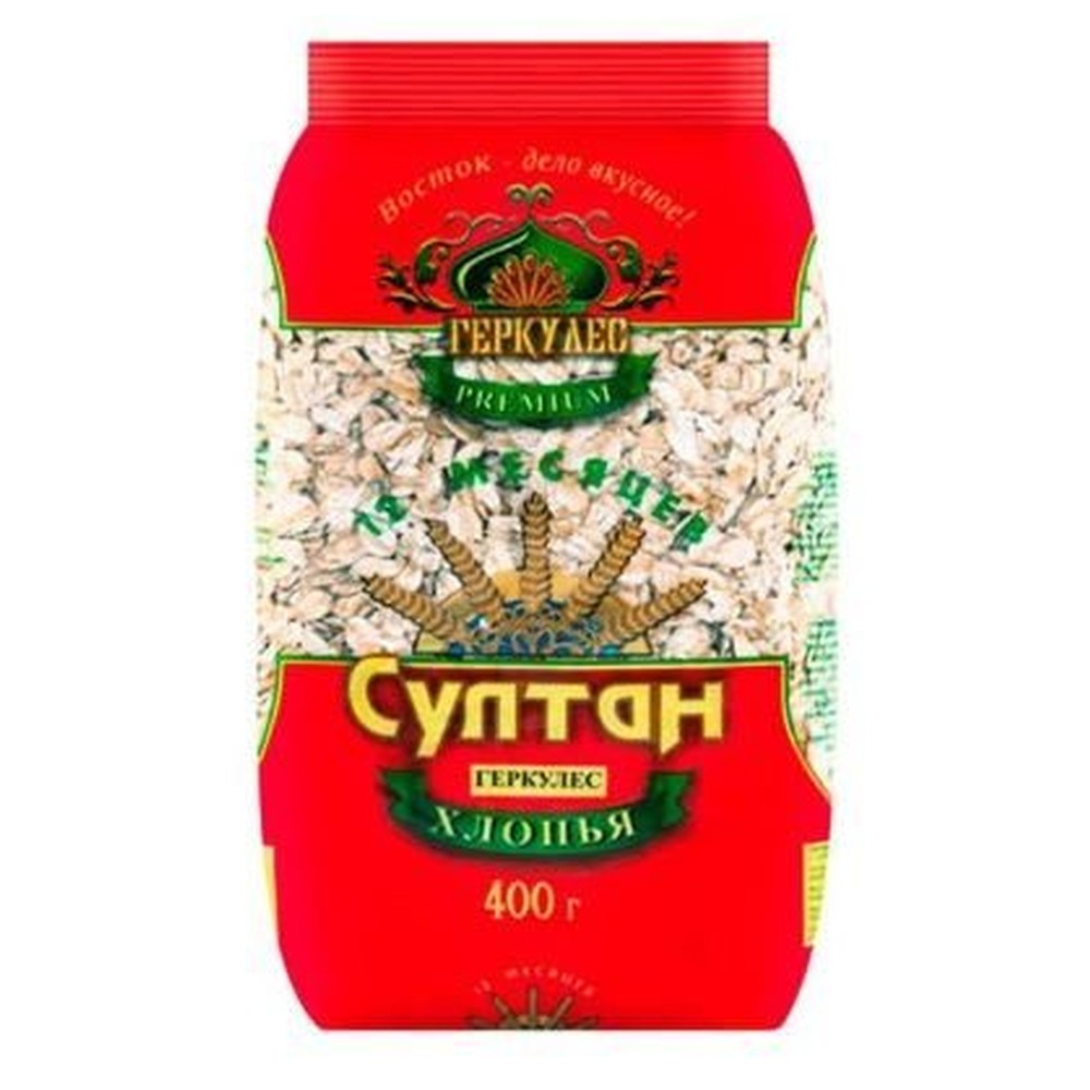 Хлопья "Султан" геркулес, 400 гр