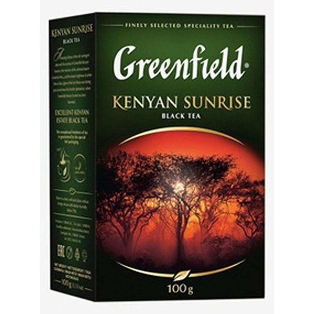 GREENFIELD| чай листовой черный "KENYAN SUNRISE"  100г