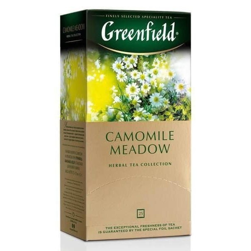 GREENFIELD| чай травяной "CAMOMILE MEADOW"  25 пакетиков