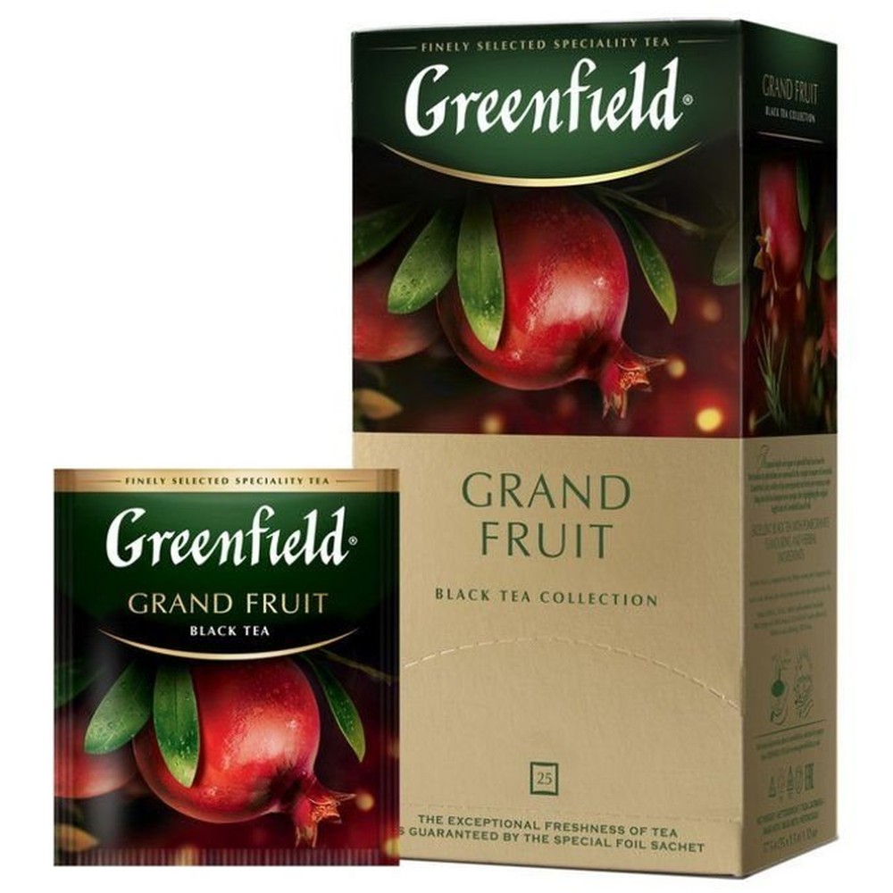 GREENFIELD| чай пакетированный  "CURRANT & MINT" 25 пакетиков