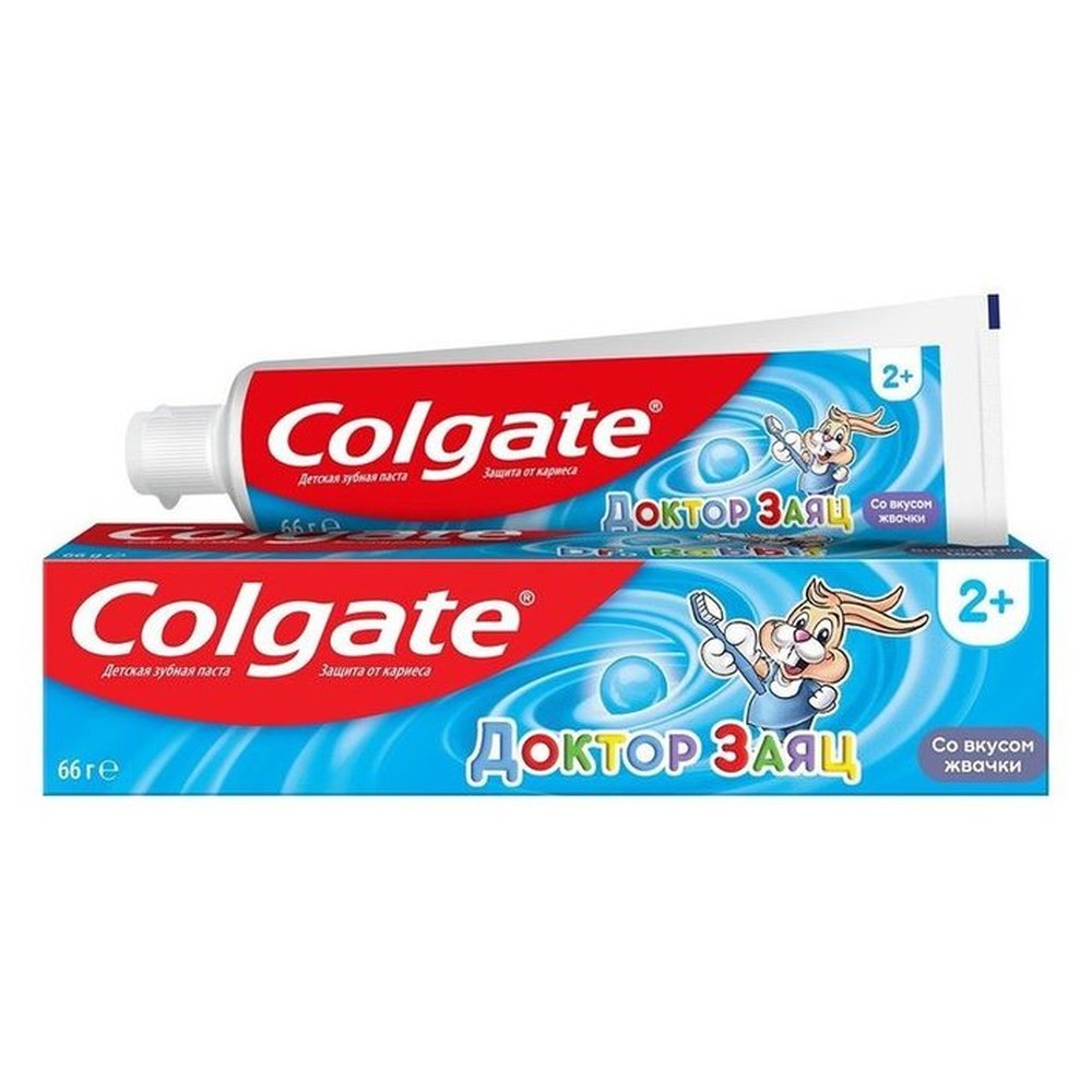 Colgate Доктор Заяц вкус Жвачки детская зубная паста, 50 мл