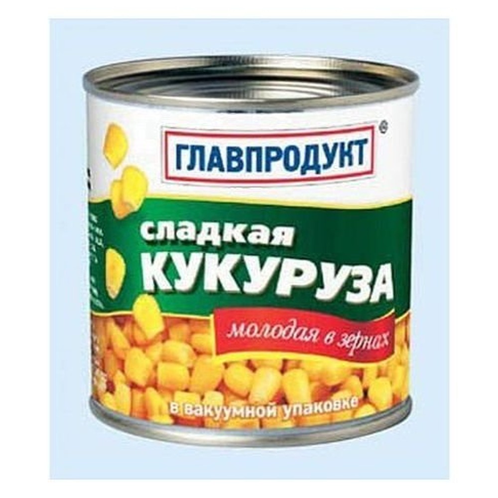 Кукуруза молодая в зернах Главпродукт 340 г