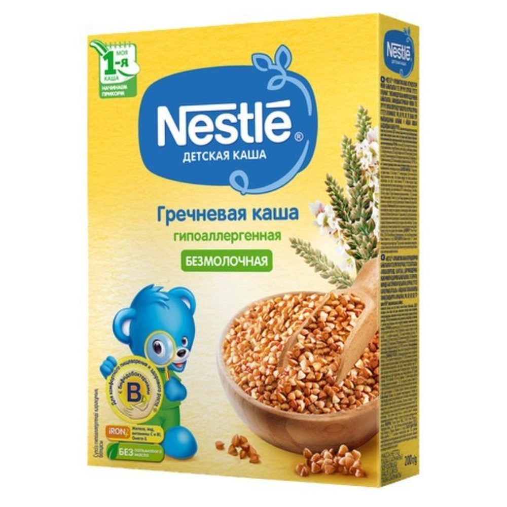 Каша Nestle Гречневая Безмолочная 200Г