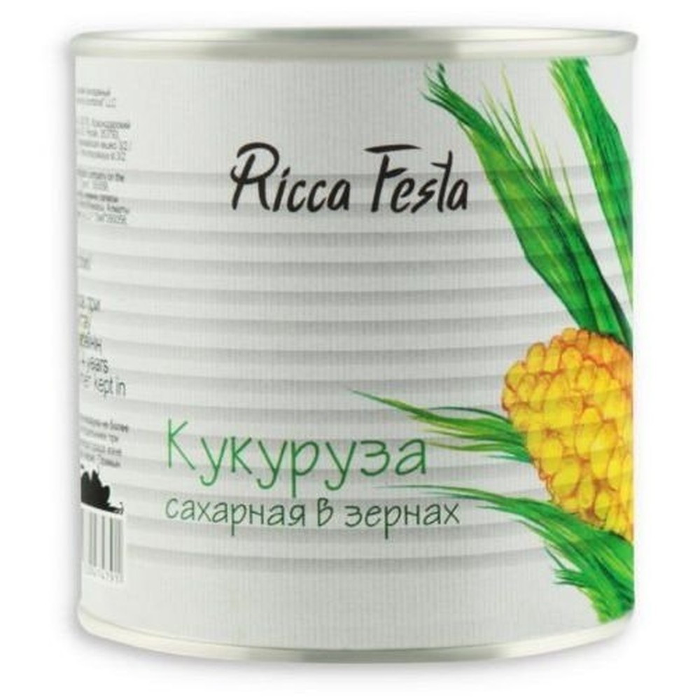 Кукуруза Ricca Festa ГОСТ 425мл