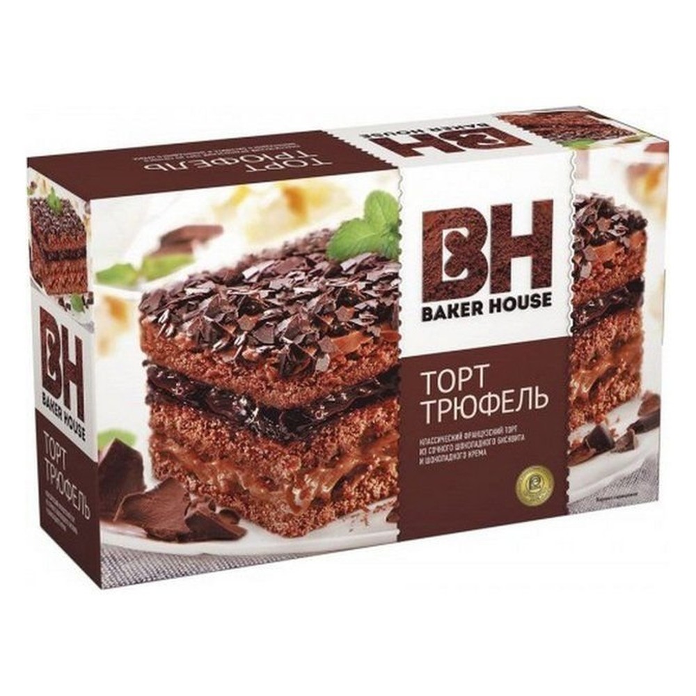 Торт Baker House Трюфель бисквитный 350г