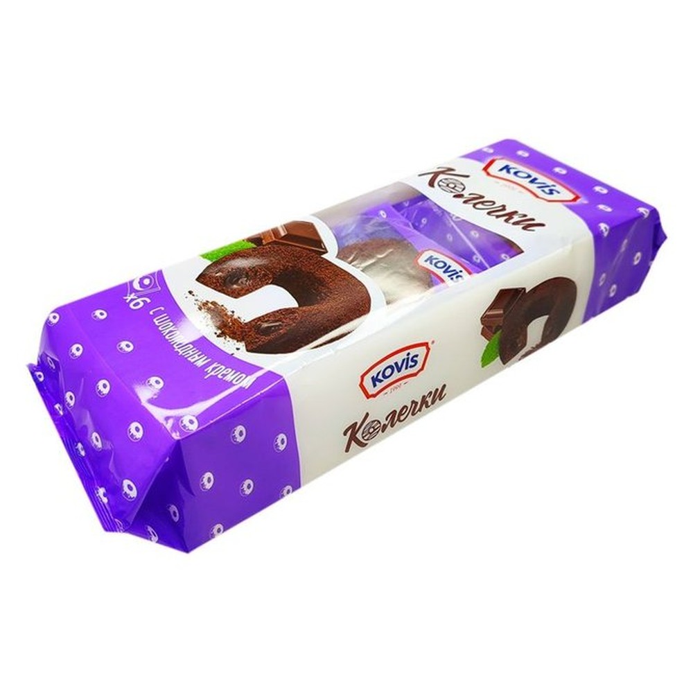 КОЛЕЧКИ С ШОКОЛАДНЫМ КРЕМОМ ПЛЮС 240 ГР