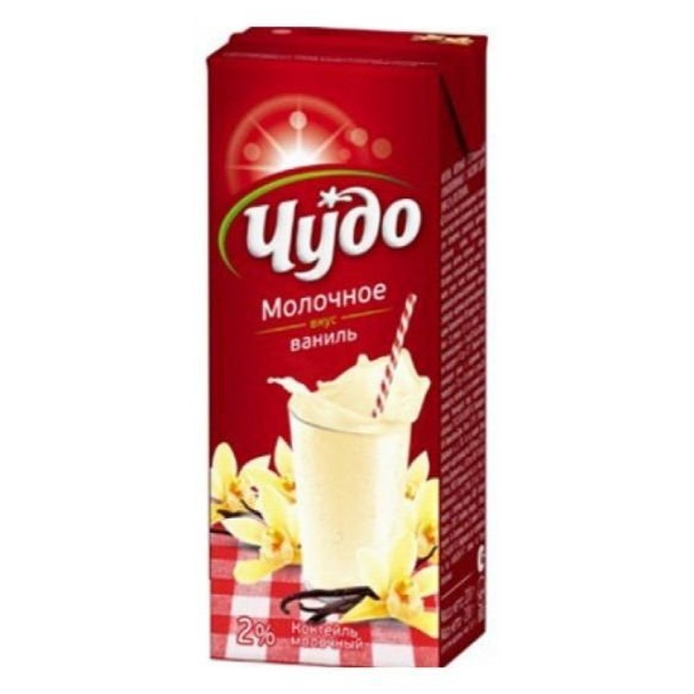 Коктейль молочный Чудо вкус ваниль 2% 950 мл