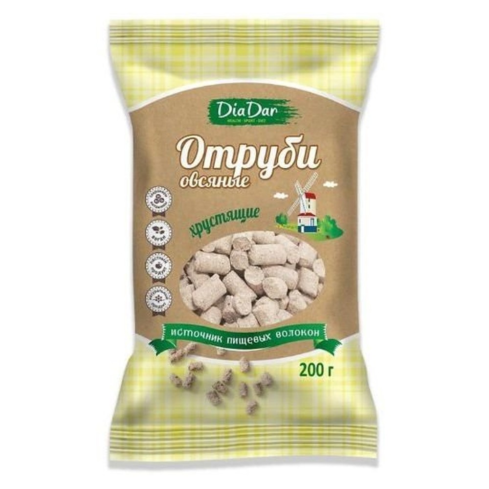 200Г ОТРУБИ ОВСЯНЫЕ ДИАДАР
