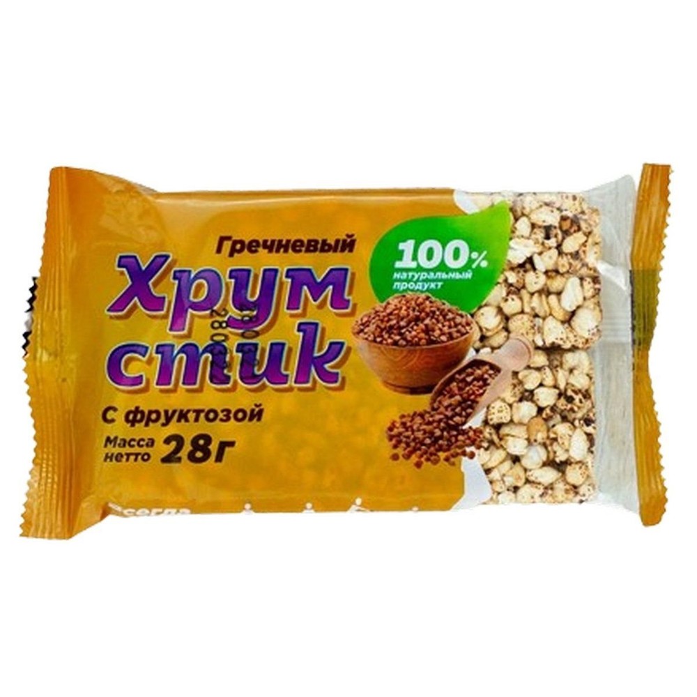 Батончик "Хрумстик" Гречневый на фруктозе, 35 гр 