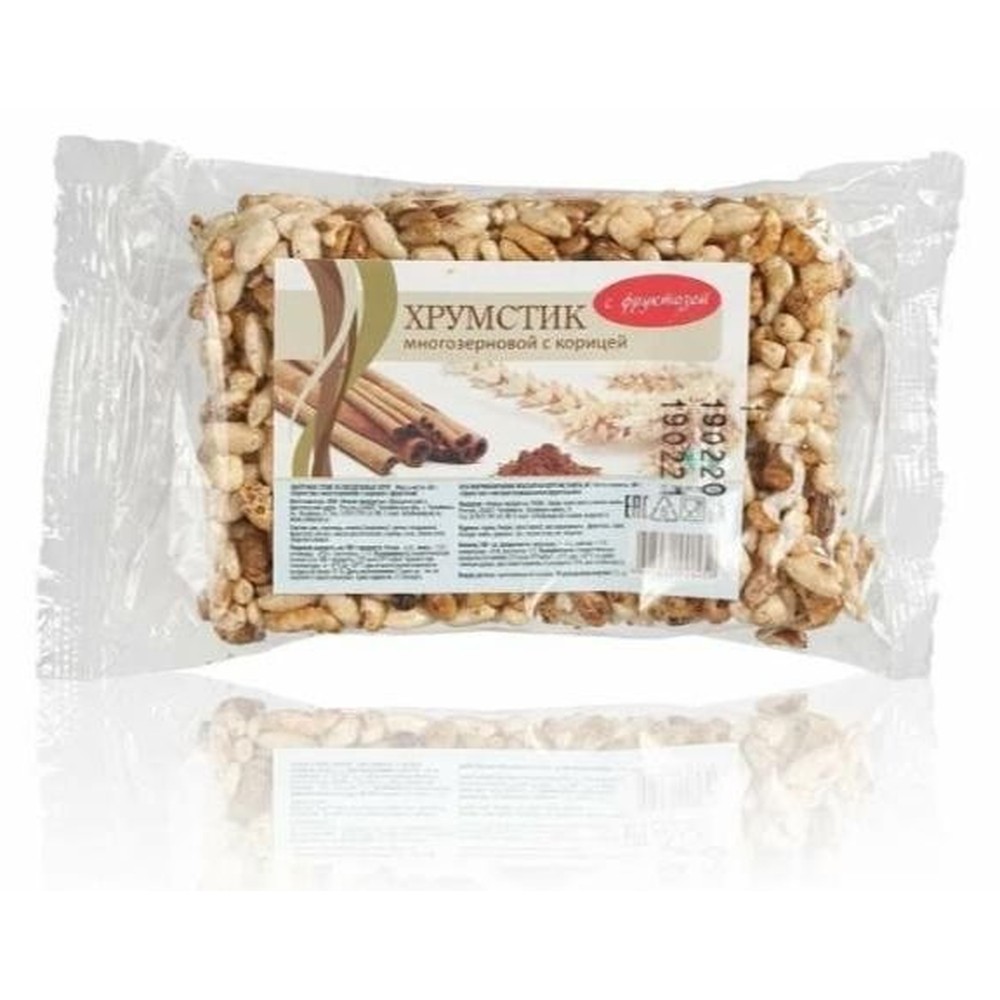 Батончик "Хрумстик" Многозерновой с корицей на фруктозе, 40 гр 