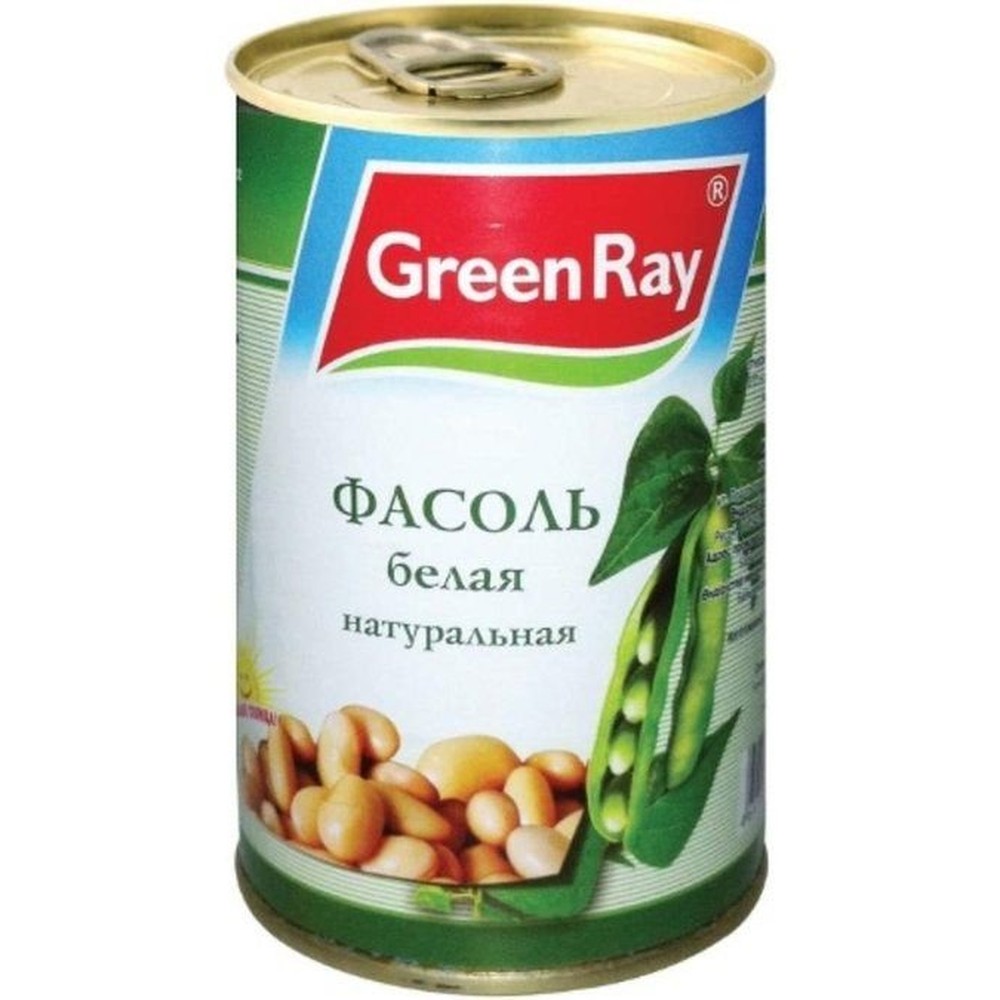 Фасоль белая GREEN RAY, 425 г