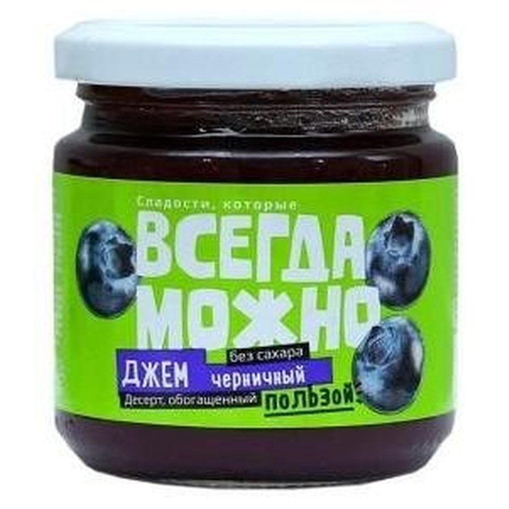 ДЖЕМ ВСЕГДА МОЖНО С/Б ЧЕРНИКА 200Г/6ШТ