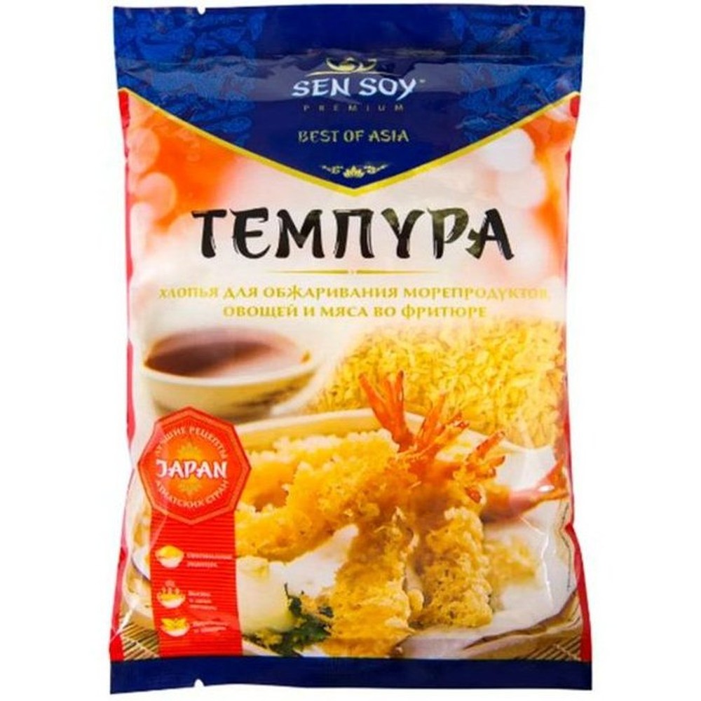 Панировочные хлопья SEN SOY Tempura, 100г