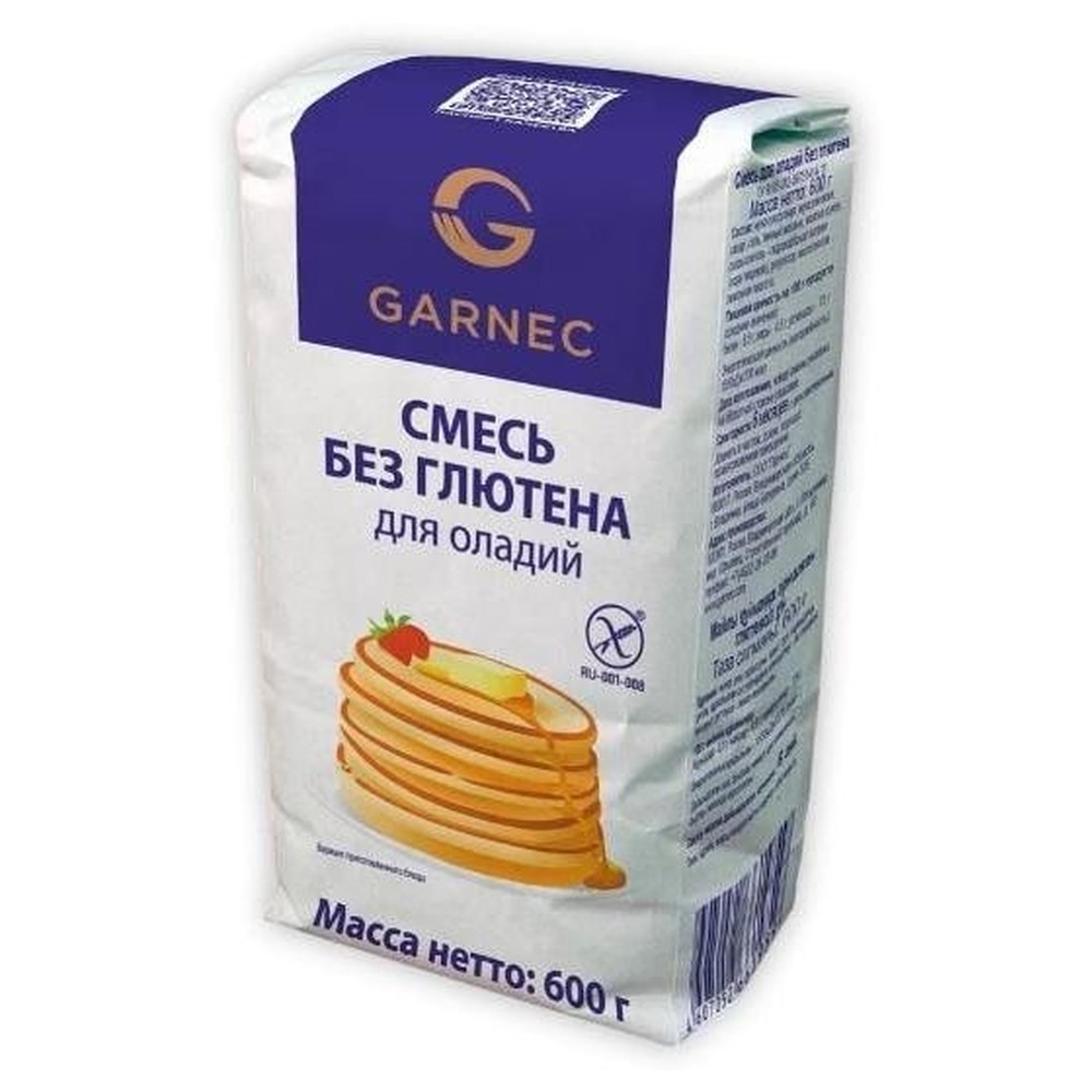 Смесь для оладий Гарнец без глютена 600 г