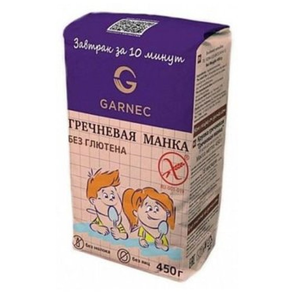 Манка гречневая Гарнец без глютена 450 г