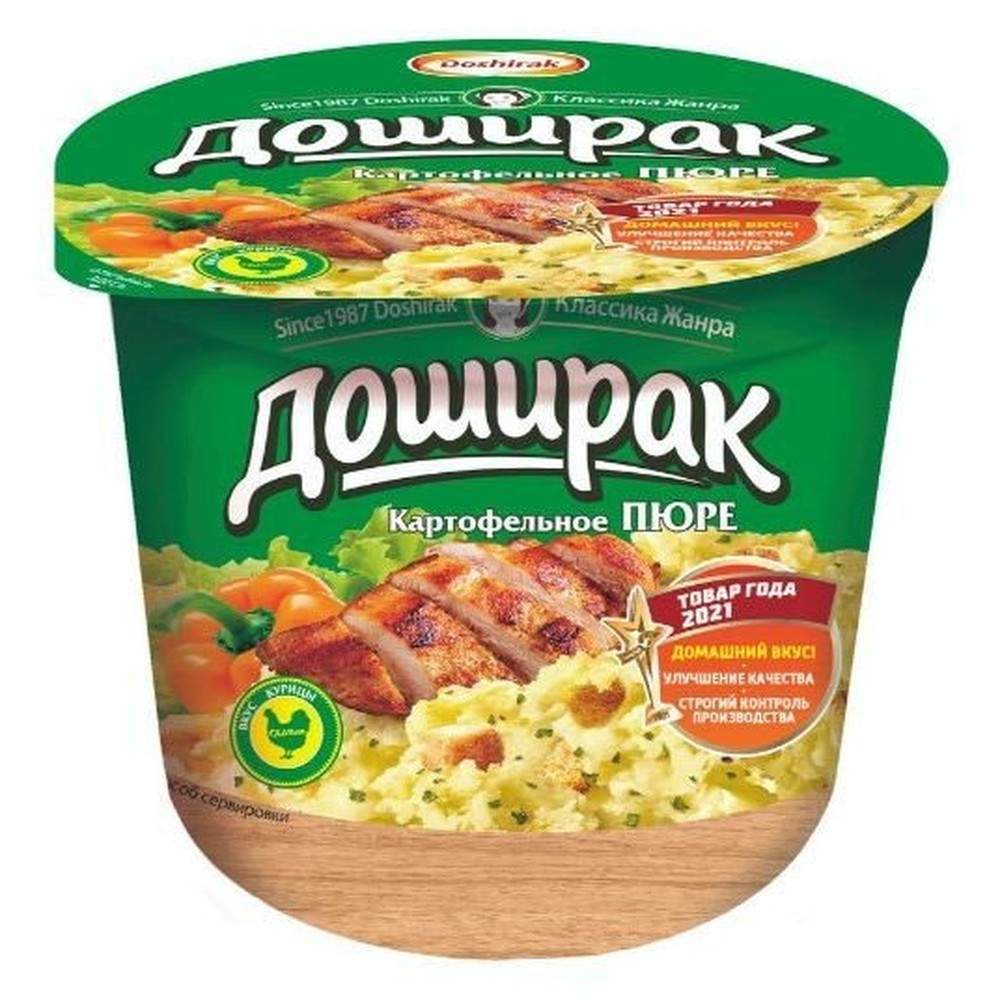 Картофельное пюре Доширак со вкусом курицы 40г