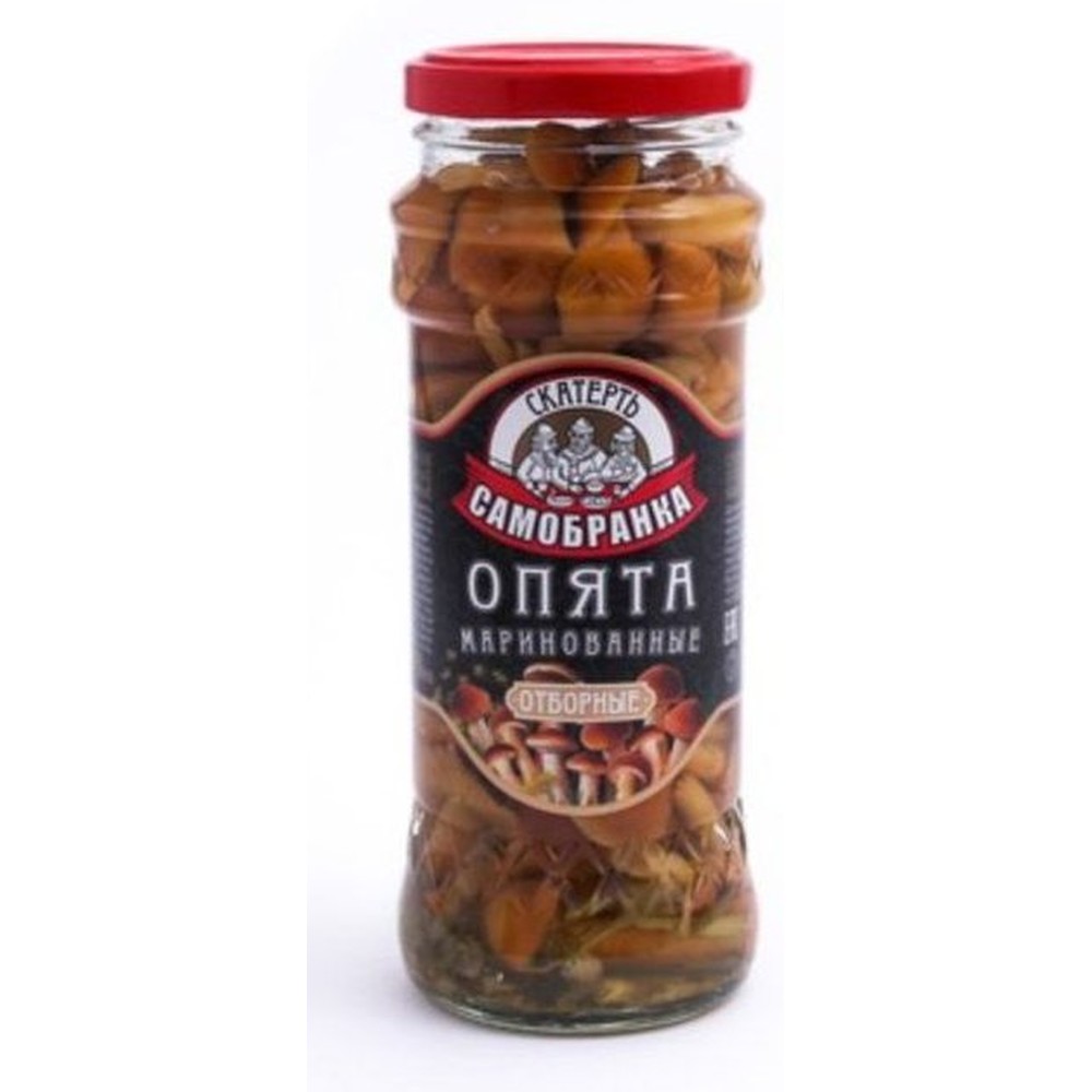 Опята маринованные СКАТЕРТЬ - САМОБРАНКА, 370 гр