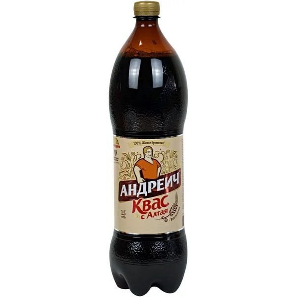 Квас Андреич ПЭТ бут 1,5 л