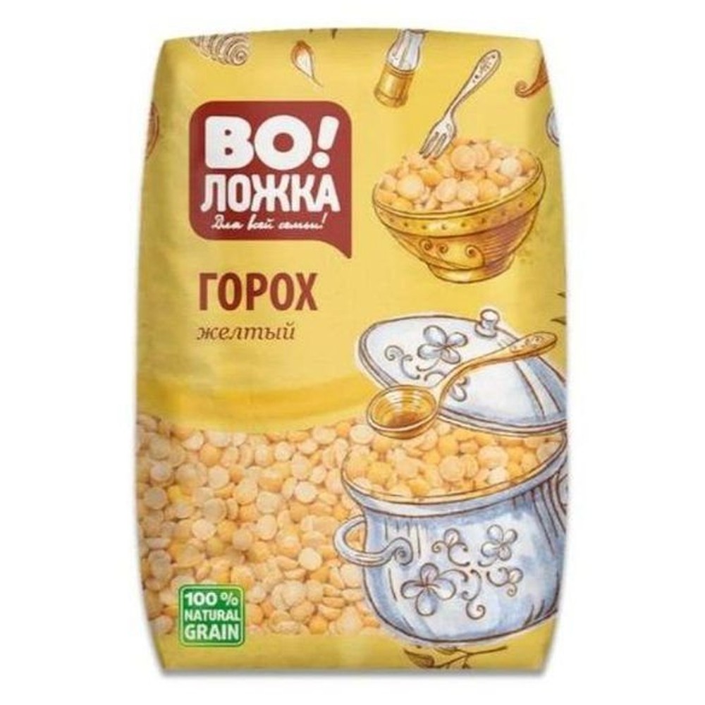 800Г ГОРОХ ЖЕЛТ. ВОЛОЖКА