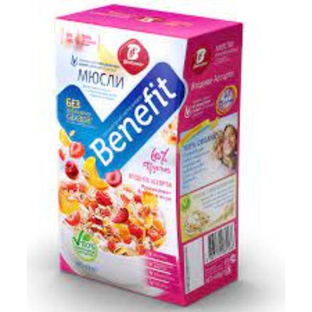 ВОЛОЖКА| мюсли ягодное ассорти "BENEFIT" 400г