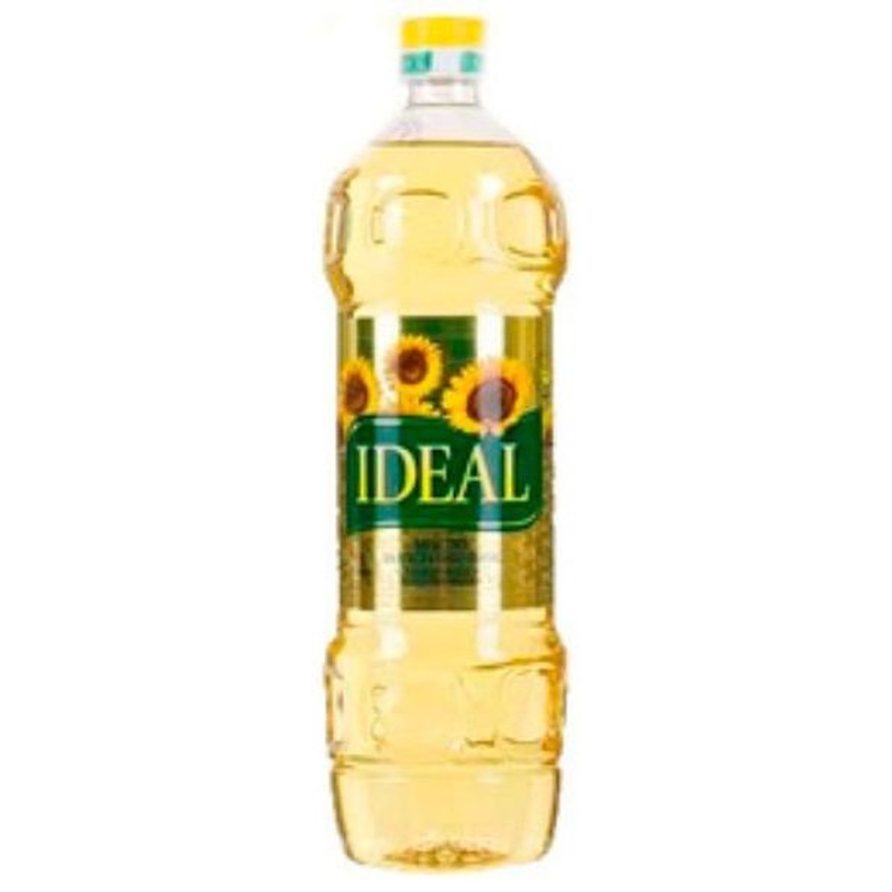 Масло IDEAL подсолнечное рафинированное, дезодорированное 1л