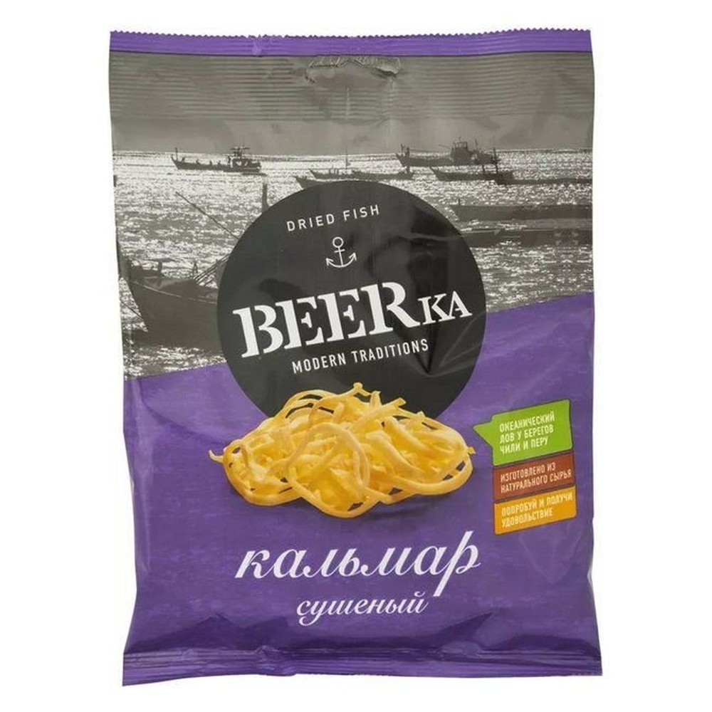Кальмар сушеный Beerka 38г